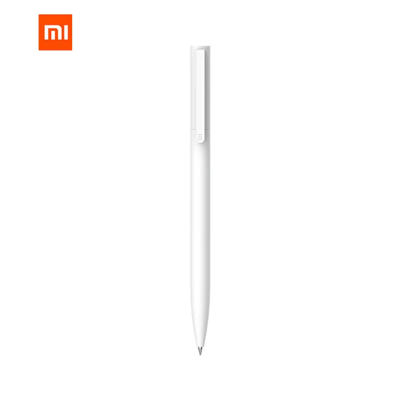 

Original Xiaomi Mijia 10Pcs Gel Pens No Cap Black Ink Writing Pen White PREMEC Smooth Switzerland Refill MiKuni Japan Ink black