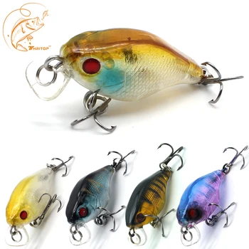 

Thritop New Design Fishing Lure Crank Bait 40mm 4g 5 Colors for Choose TP062 Professional Fishing Accessories Artificial Bait