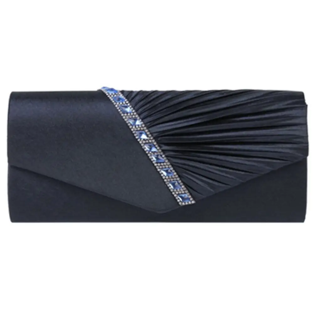 FGGS-Women Evening Bag Diamond Ruffle Party Banquet Glitter Bag For ladies Wedding Clutches Handbag Chain Shoulder Bag Bolsas