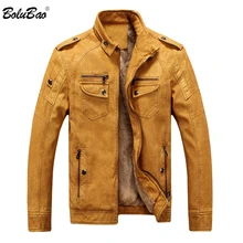 BOLUBAO, мужские Мотоциклетные Куртки из искусственной кожи, пальто, Зимняя Мужская модная кожаная куртка, пальто, мужские Куртки из искусственной кожи