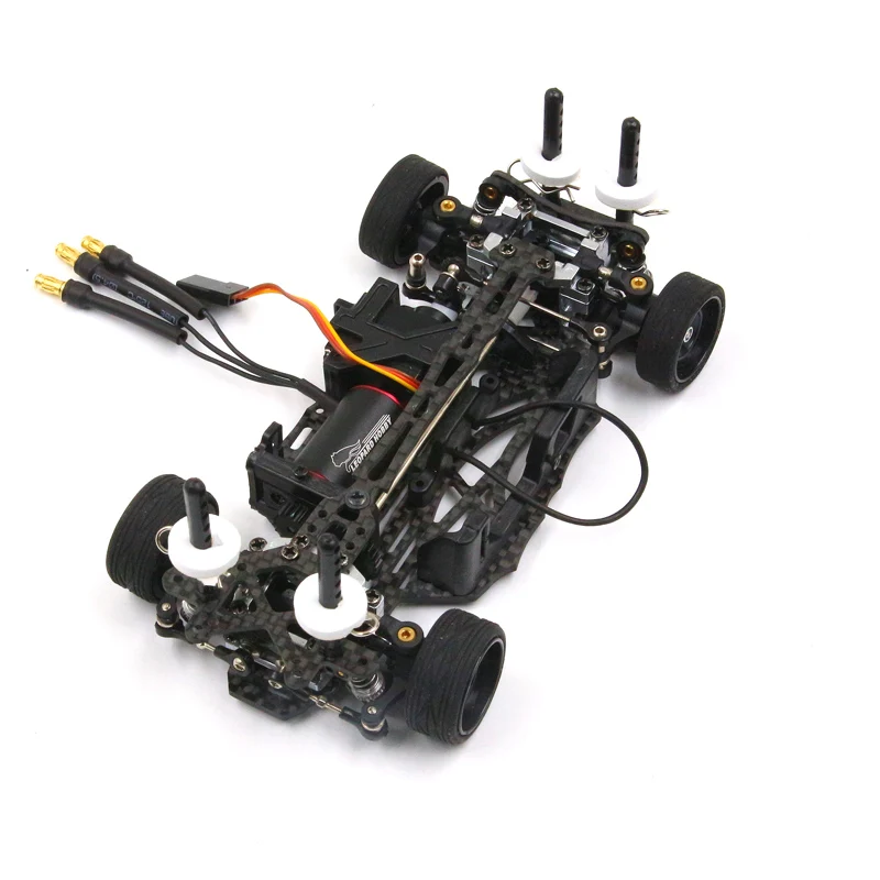 

FATJAY MINI-Q 1/28 ARR RTR brushless upgrade Leopard LBA1625 motor 18A ESC on-road Carbon Fiber Racing RC Car