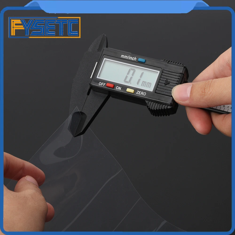 4 листа FEP пленки 120 мм x 180 0 1 DLP LCD SLA смолы 3D принтер для Wanhao Дубликатор D7 Proniks KLD LCD1260