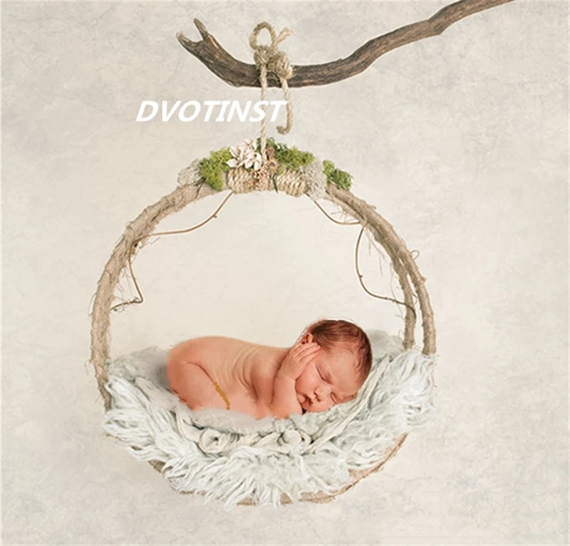 

Baby Photography Props Iron Hanging Basket Box Decoration Fotografia Accessories Infantil Toddler Studio Shooting Photo Props