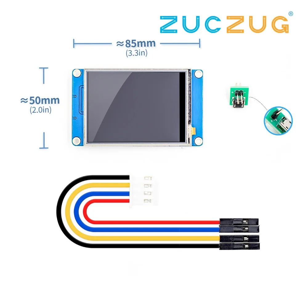 2," Nextion Enhanced HMI Интеллектуальный Смарт USART UART серийный сенсорный TFT ЖК-модуль дисплей Панель комплекты Raspberry Pi