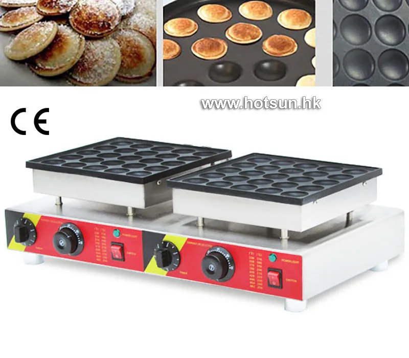 Commercial Non stick 110V 220V Electric 50pcs Mini Dutch Pancakes