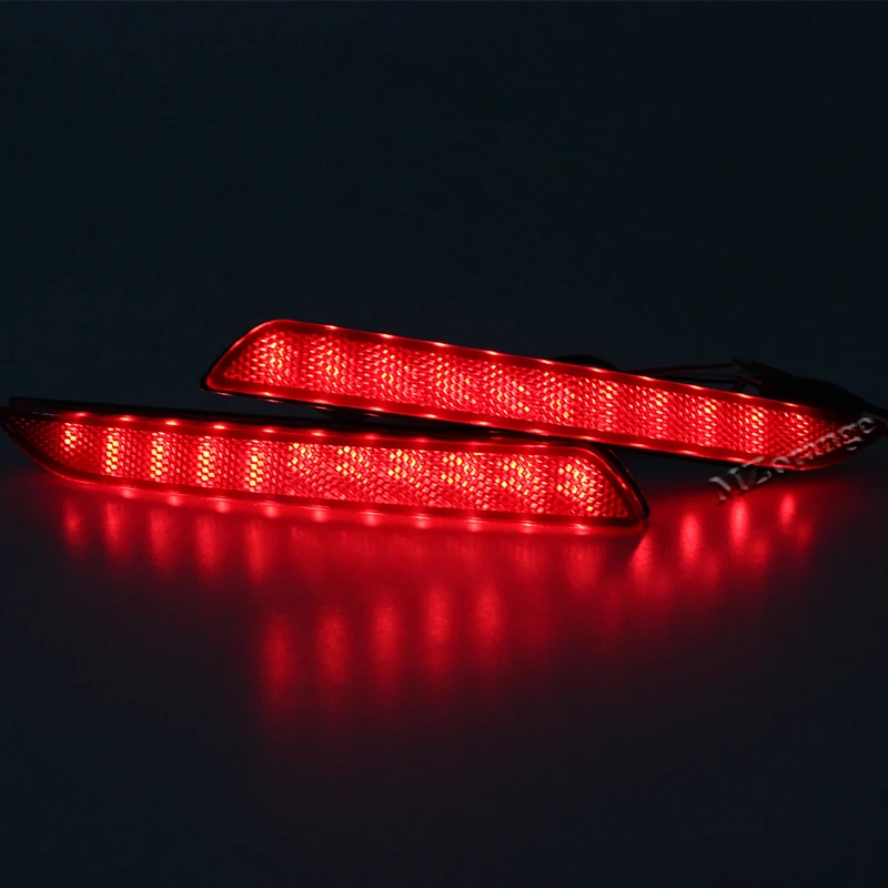 2X5 Вт Автомобильный светодиодный задний бампер отражатель светильник s для Honda Fit STEPWGN RG 2010- Красный Стоп светильник Предупреждение лампа стайлинга автомобилей
