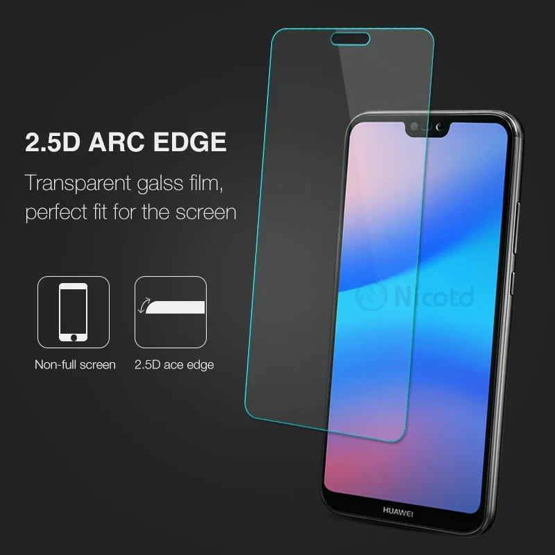 2pcs Tempered Glass For Huawei P20 lite P10 Mate 10 20 Lite Screen Protector For Nova 4 3 3i 9H Tempered Glass Protective Film (4)