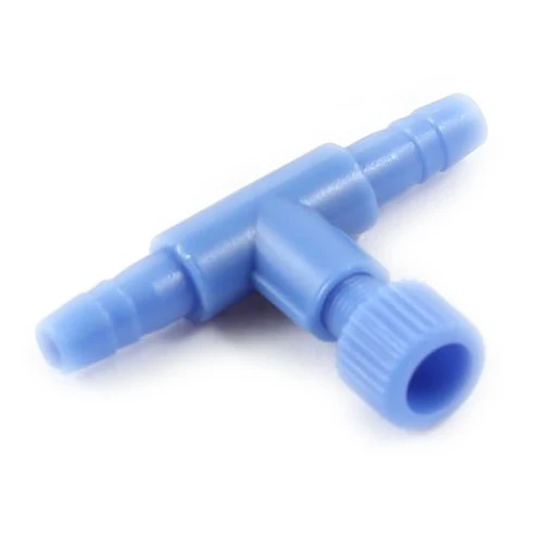 

Boutique 10 Pcs Blue Plastic 2 Way Aquarium Fish Tank Air Pump Control Valves