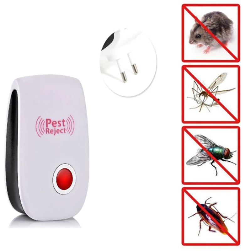 

New Ultrasonic Pest Repeller, ECO-Friendly Electronic Pest Control Plug in, Indoor Pest Defender, Pest Reject for Mosquito, Rode