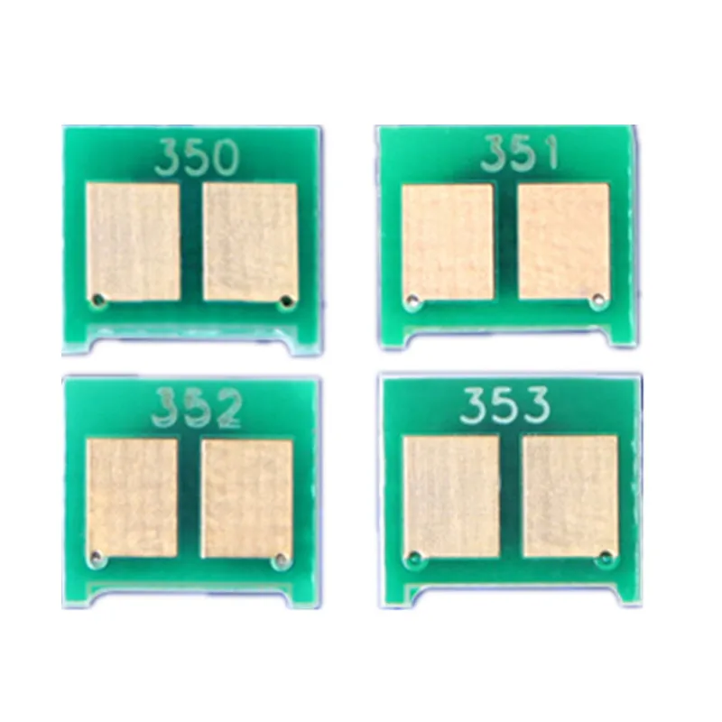 Тонер картридж hisaint 5X совместимый с HP CF350A CF351A CF352A CF353A M176n 177fw черный голубой