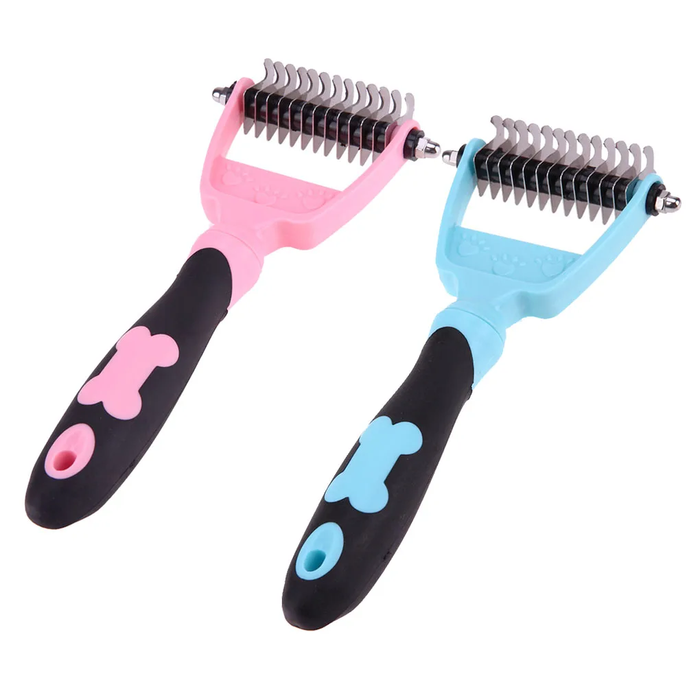 Buy Dog Comb Dog Pet Cat Fur Grooming Shedding Tool