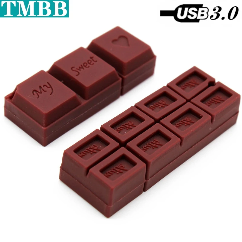 

USB 3.0 Chocolate Usb flash drive cheap pen drive 256gb 128gb 16gb USB Stick memory 32gb 64gb Pendrive U Disk creative Gift gift
