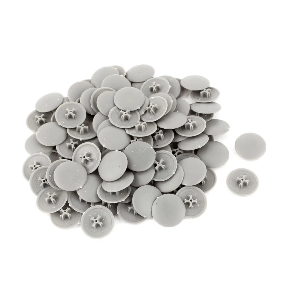 uxcell Furniture Fittings 17mm Dia Plastic Phillips Screw Caps Covers 20 Pcs