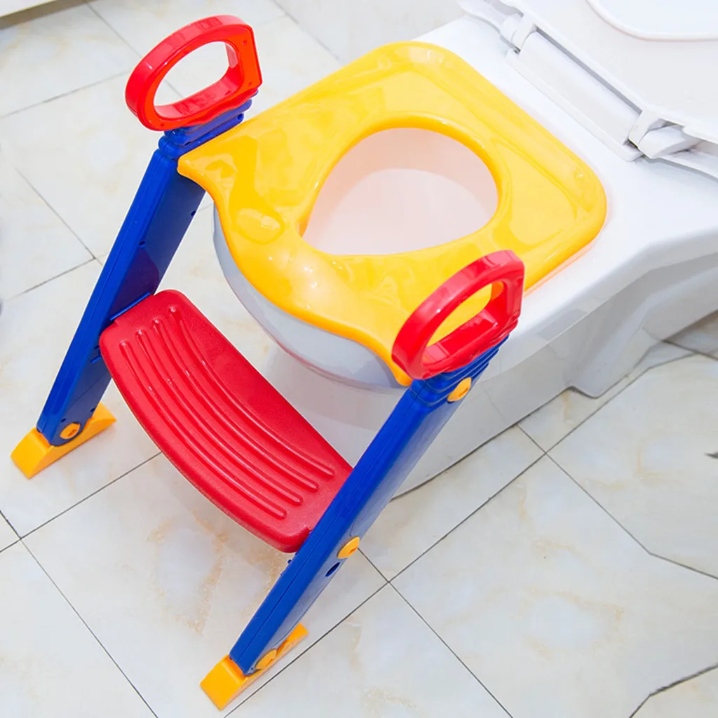 Baby Kids Potty Training Seat with Step Stool Ladder Child Toddler Toilet Chair