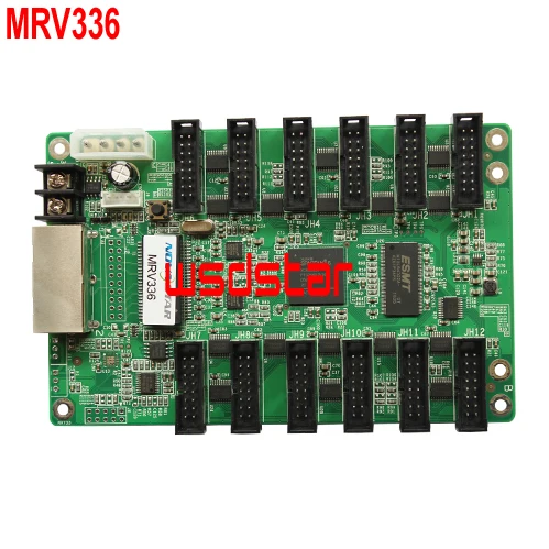 MRV336 1/32 сканирования Светодиодный принимающая карта 256*226 12 * HUB75E CE-EMC &amp по