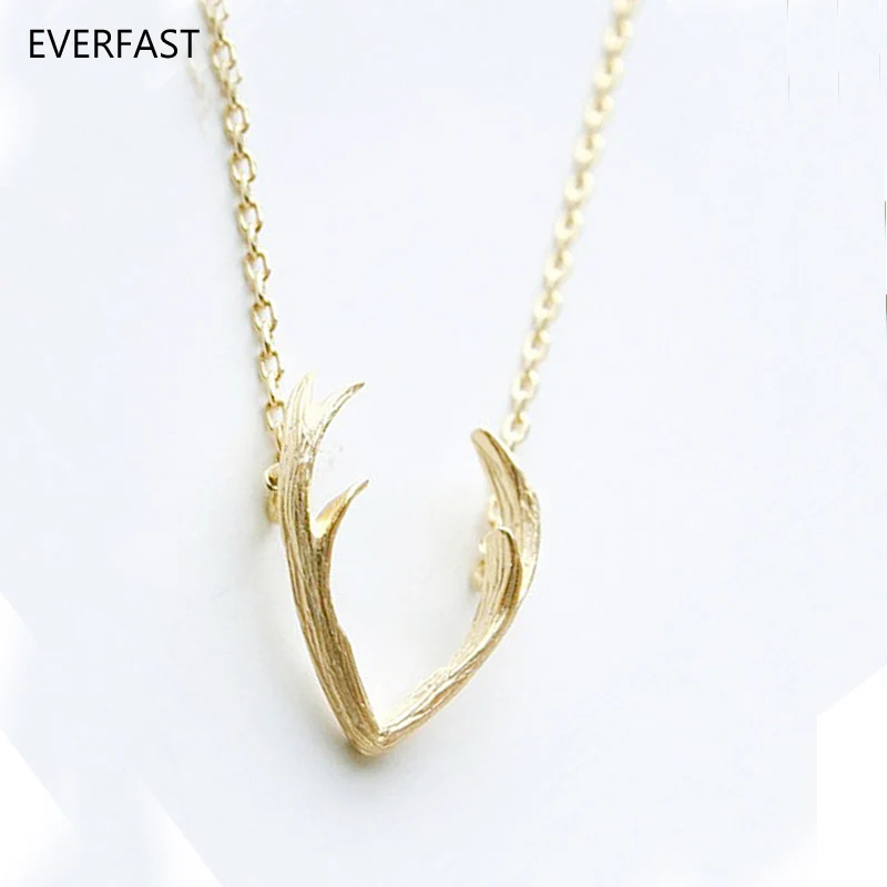 Everfast 1 шт. простой Buckhorn кулон Цепочки и ожерелья Шарм цепи животного рога
