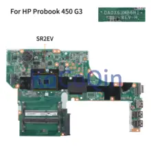 KoCoQin материнская плата для ноутбука hp Probook 450 G3 470 G3 Core 3855U материнская плата DA0X63MB6H1 SR2EV