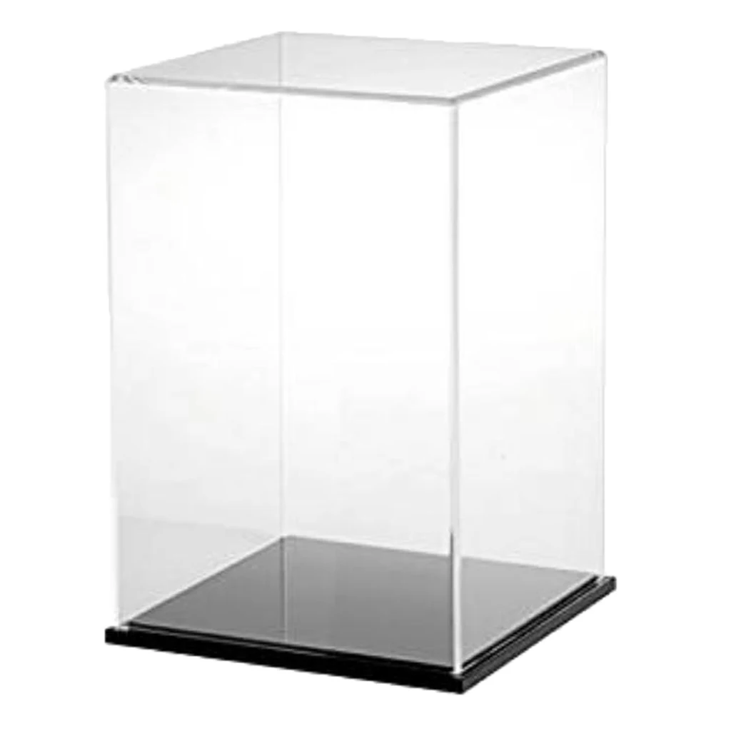 18x14x30cm Acrylic Display Show Box Case Toys Dustproof Tray Protective Display Box Case for Children Blocks Toys Display