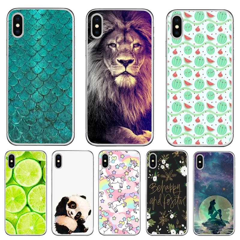 Soft TPU FOR iPhone 5 5S SE 6 6S 7 8 Plus X Case Cover FOR Funda iPhone 6 Case FOR Coque iPhone 5S Case FOR iPhone 7