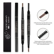 Двухсторонний карандаш для бровей водонепроницаемый влагостойкий карандаш со щеточкой для глаз корректор для бровей инструмент для женщин Красота#279520