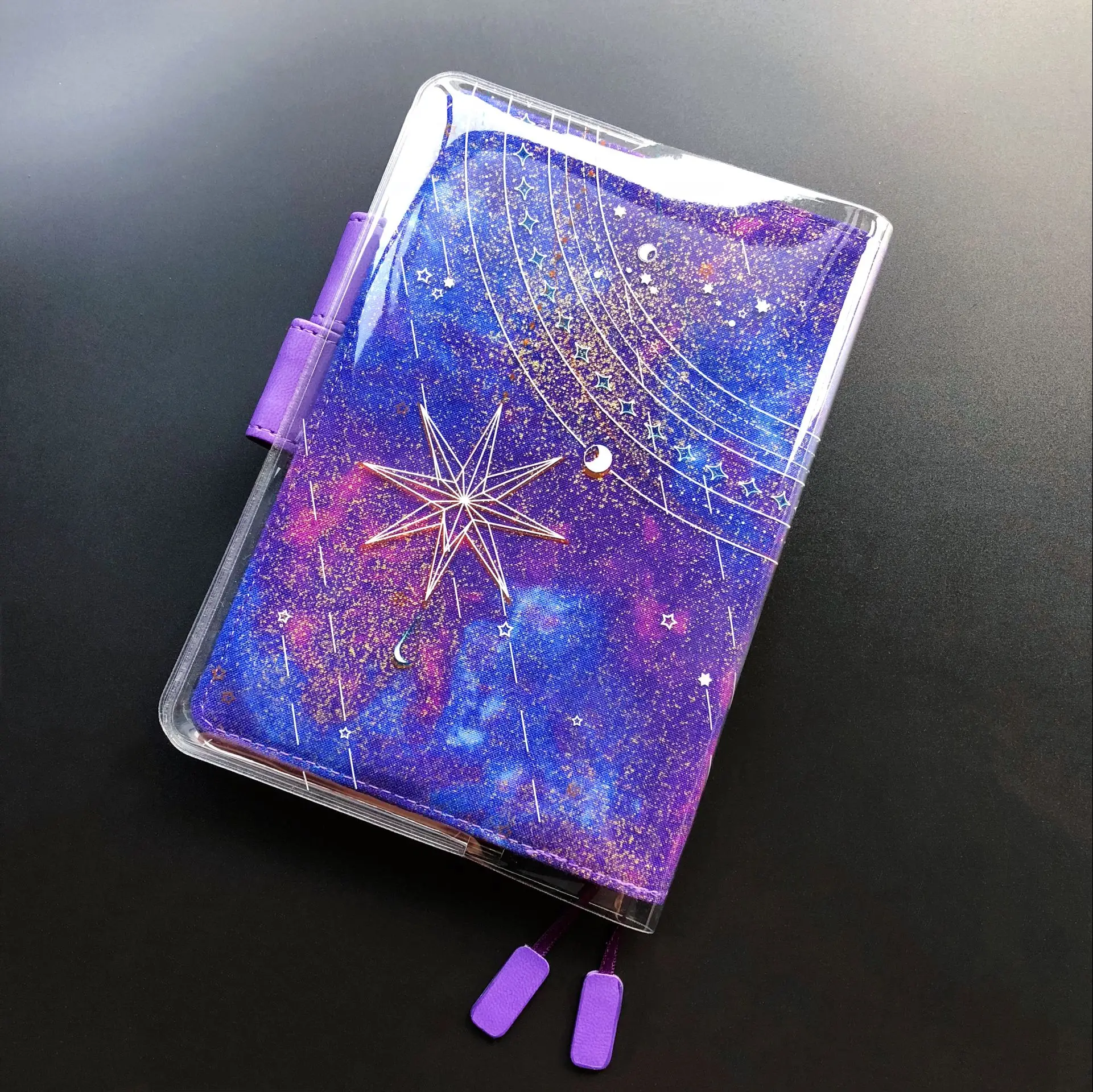 

The Stars Theme Transparent PVC Cover For Hobonichi Journal A5 A6