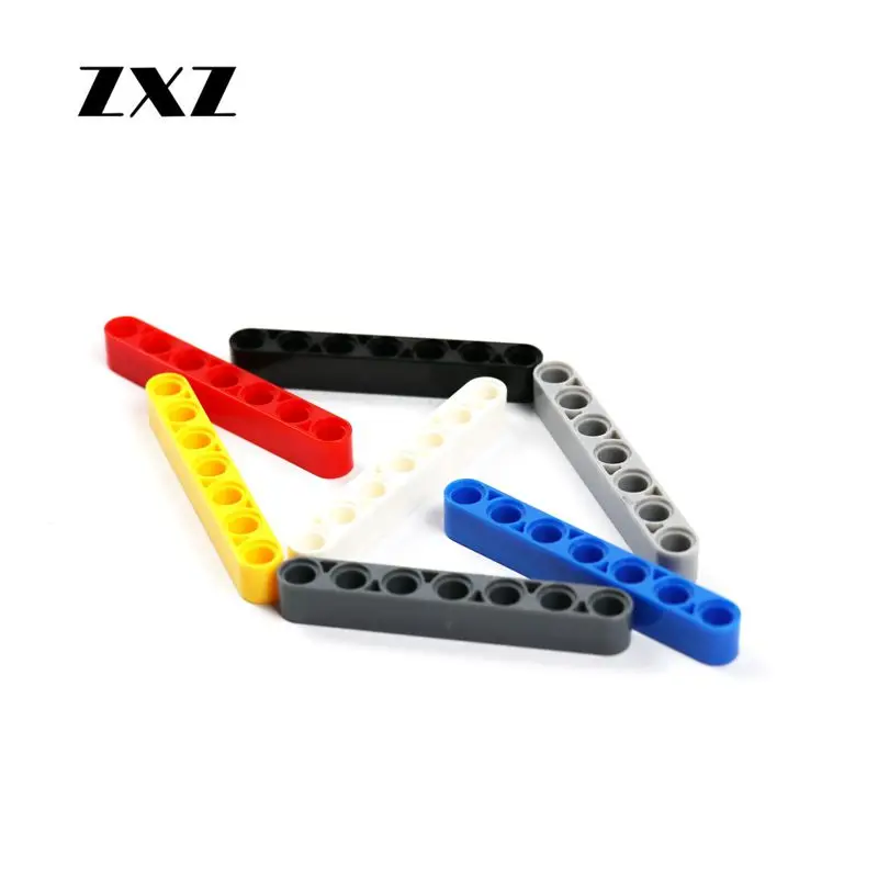 100 шт./лот цветные строительные блоки детали 32524 Technic Beams 1x7 плотные автомобильные