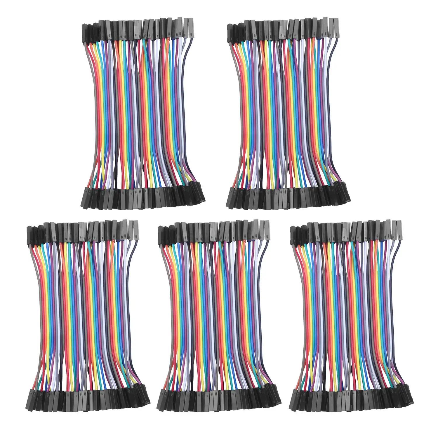 

200pcs 10cm 2.54mm Female to Female Breadboard Jumper Wire Cable for Arduino