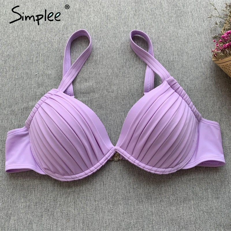 Simplee Sexy push up two-piece lingerie set women intimates Solid underwear set summer beach bra set Vocation wear open lingerie Simplee Sexy push up two-piece lingerie set women intimates Solid underwear set summer beach bra set Vocation wear open lingerie
