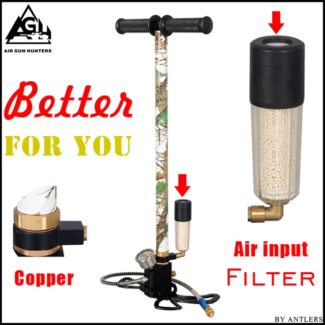 4500PSI PCP Pump Airgun air Rifle High Pressure Pcp Hand Pump with Air