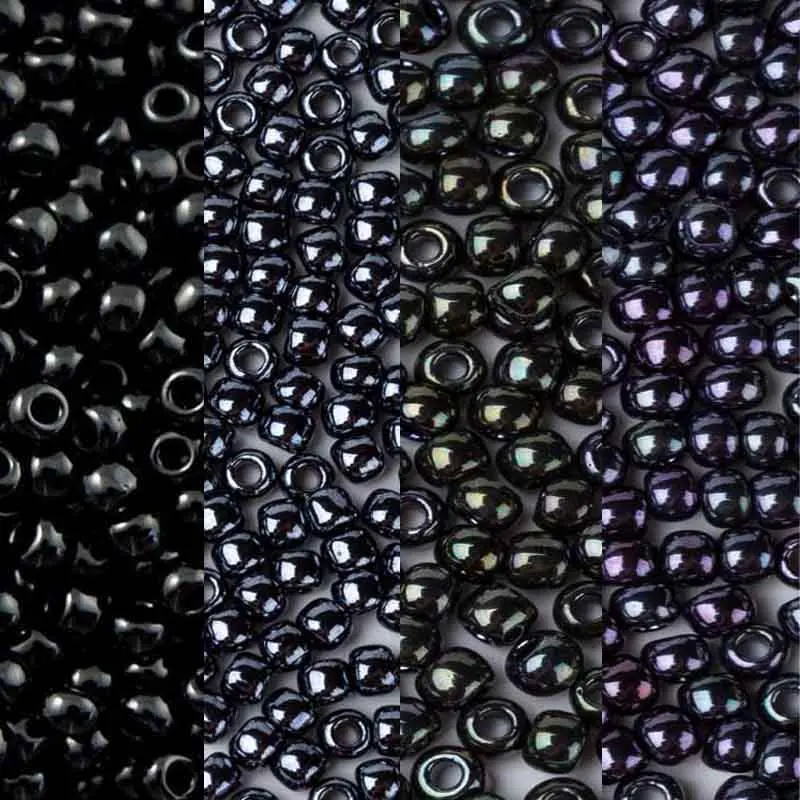 

Opaque Black Japan Beads 11/0 for Bohemechic Hand Craft 5grams/lot About 500pieces Bead