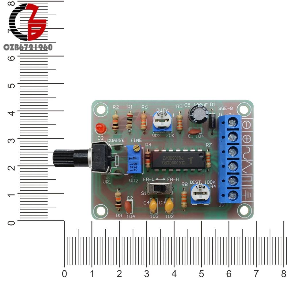 ICL8038 монолитная функция генератор сигналов Модуль синуса квадратный треугольник сварной генератор