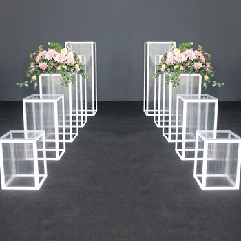 

Acrylic cylinder Pillar stand rack for Wedding cake flower crafts decor food candy display pedestal columns for grant event prop
