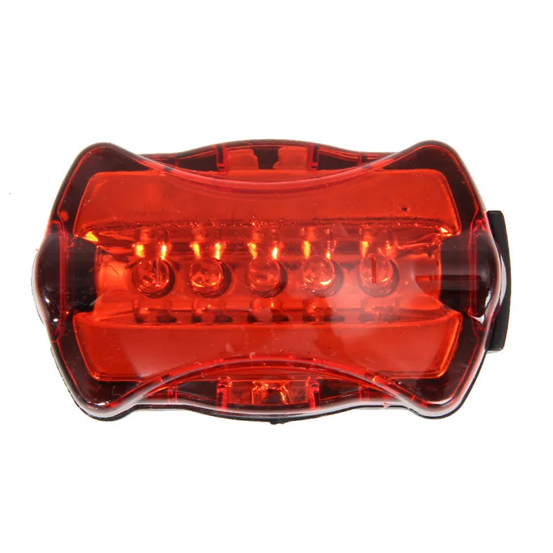 Bicycle Light 5 LED Mountain Bike Speedometer Wired Cycling Front and Rear Lights Lamp Bike Light