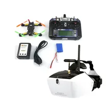 5.8G 40CH FPV 2.4G 6CH RC Mini Racer Quadcopter Drone Tarot 130 RTF Full Set TL130H1 Walkera Goggle 4 520TVL Camera F17840-F