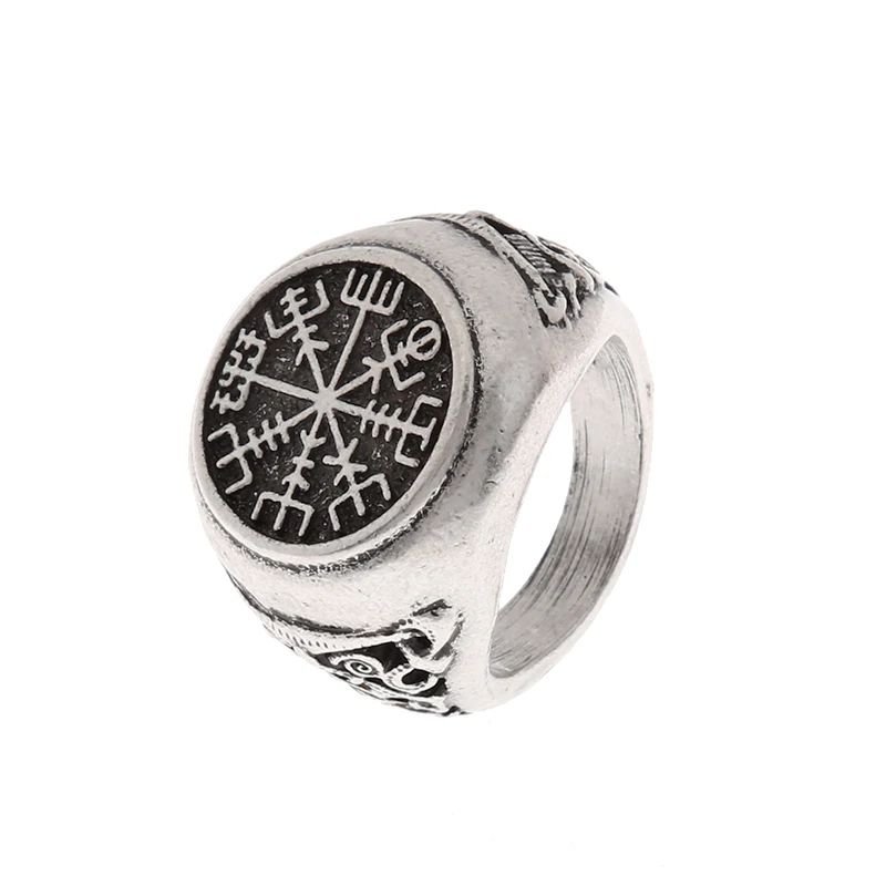 Коллекции в стиле норвежских викингов Rune Helm of Awe Ring Norde Vigisr мужское кольцо