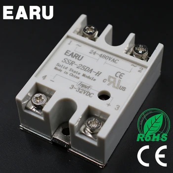 

Solid State Relay SSR-25DA-H 25A SSR 25DA-H 3-32V DC TO 90-480V AC solid state Resistance Regulator