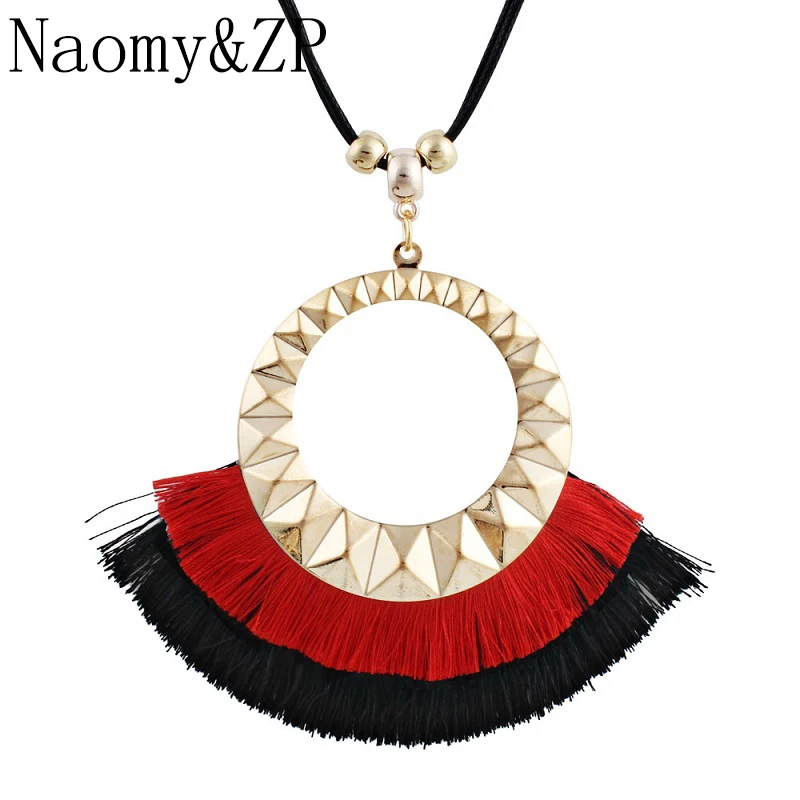 Купить ожерелье с кисточками naomy & zp женское длинное ожерелье бахромой