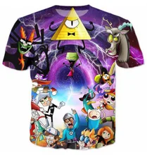 Sondirane New Fashion Womens/Men Adventure Time 3D Print Casual T-Shirt Summer Short Sleeve Comfortable Sweats Tops Tees Clothes