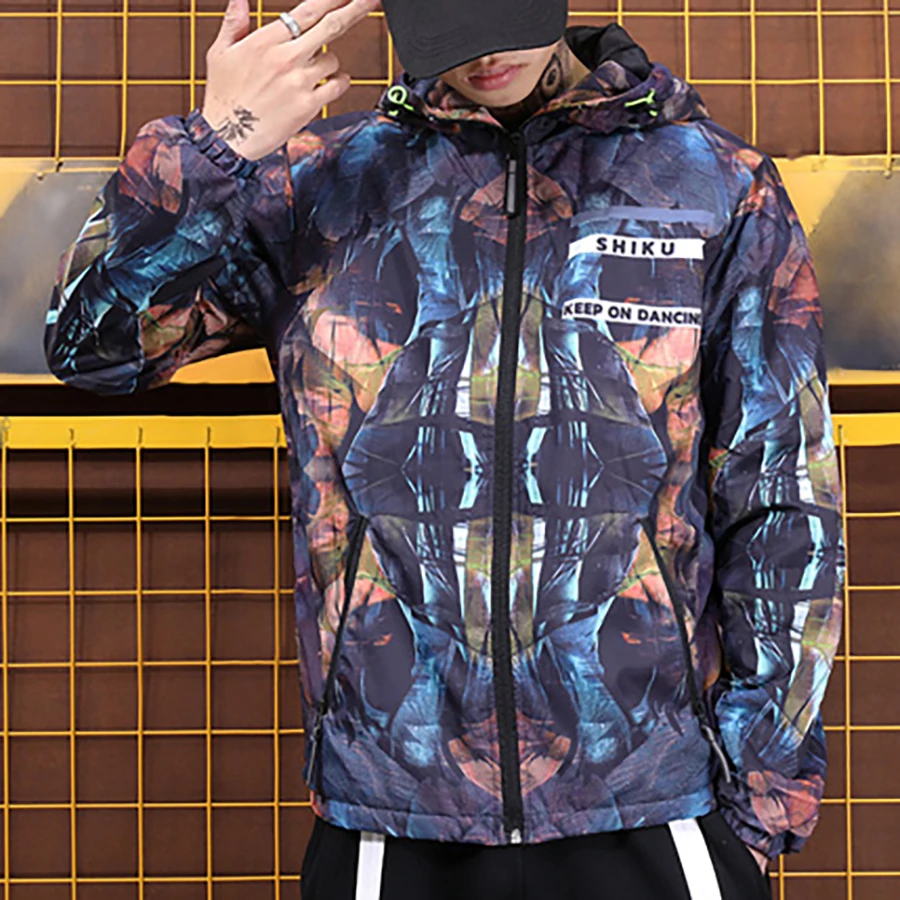 Graffiti Zip Up Jacket Men Hip Hop Spring Summer Streetwear Mens jackets Alien Windbreaker Punk Rave Clothes Men Fashions J5020 Graffiti Zip Up Jacket Men Hip Hop Spring Summer Streetwear Mens jackets Alien Windbreaker Punk Rave Clothes Men Fashions J5020