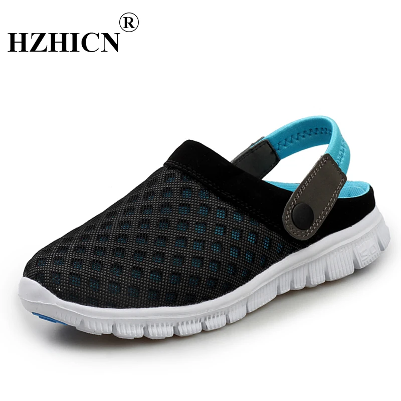 

Unisex Summer Sandals Superstar 2018 New Breathable Men Slippers Mesh Lighte Casual Outdoor Slip On Jelly Shoes Beach Flip Flops