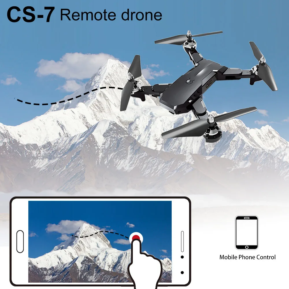 XGODY CS7 складной Квадрокоптер с дистанционным управлением 1080P HD FPV Камера 2 4G WI FI