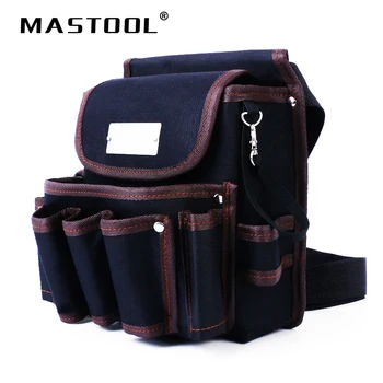 

High Quality Telecommunications Holder Electrician 600D Water proof Cloth Rivet fixed Tool Bag Belt Utility Kit Pocket Pouch