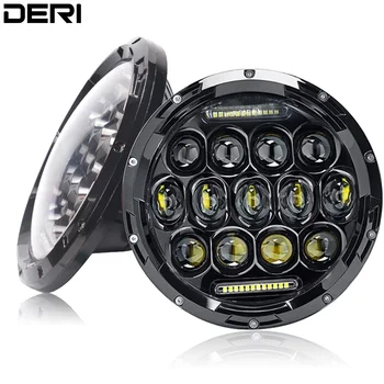 

7 Inch 80W LED Headlight White light H4 H13 Hi-Lo Multiple modes HeadLamp for Lada 4x4 urban for Hummer for Jeep wrangler JK