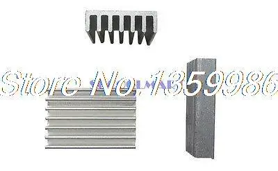 

50Pcs High Quality 30x20x6 Al Thermal Heat Sink Cooling Fin For CPU Silver Tone