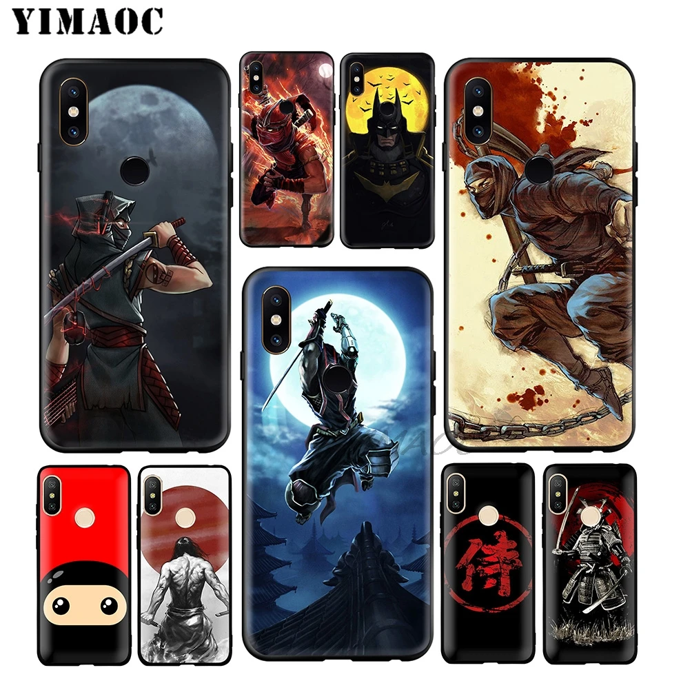 Мягкий чехол YIMAOC Japan The Samurai Ninja для Xiaomi Redmi Note 7 6 6A 5 4 4X 4A 5A S2 7A GO K20 Plus Pro |