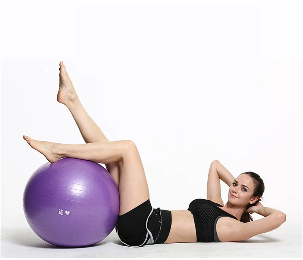 SPORTSHUB 75CM Yoga Fitness Ball Utility Yoga Balls Pilates Balance Sport Fit ball Proof Balls for Fitness Training EF0013