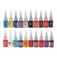 20 цветов/набор 5 мл Профессиональный Микро Пигмент татуировки перманентные чернила макияж, боди-арт набор