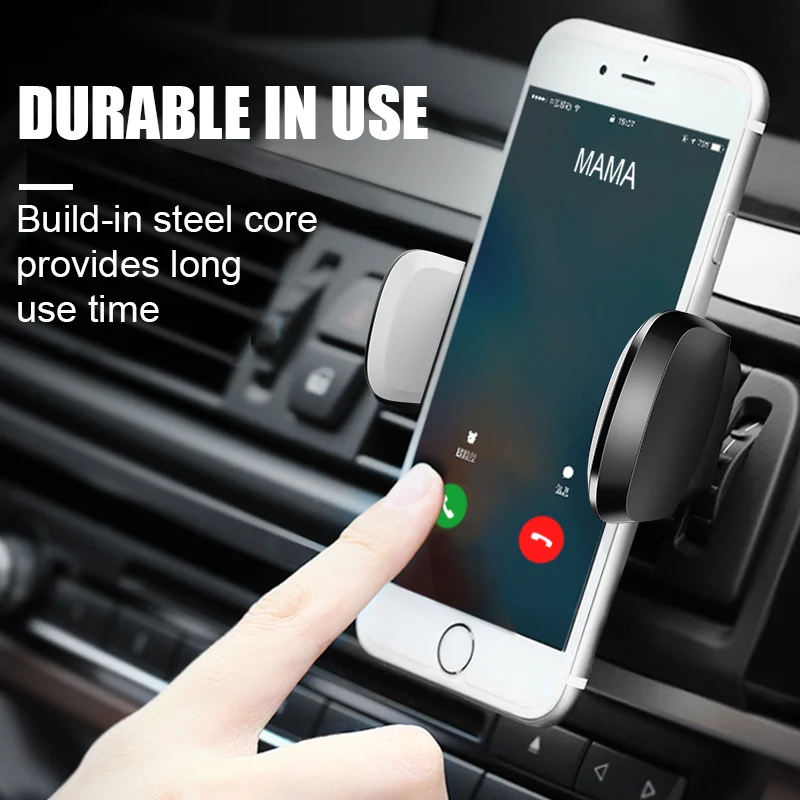 TOMKAS Car Phone Holder for iPhone 6 Sumsung Air Vent Mount Car Holder 360 Degree Ratotable Universal Mobile Car Phone Stand