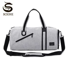 Водонепроницаемая оксфордская дорожная сумка большая сухая и влажная разделительная багажная Дорожная сумка на плечо для женщин и мужчин