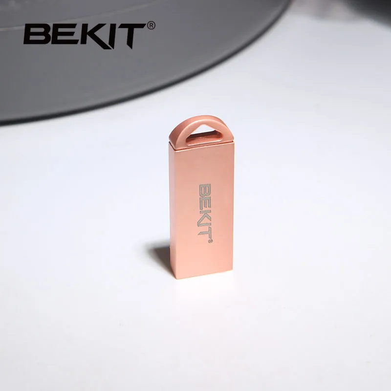 Bekit USB флеш-накопитель 8 ГБ/16 ГБ/32 ГБ/64 ГБ флеш-накопитель металлический флеш-накопитель флеш-диск USB 2,0 карта памяти USB диск 4 ГБ устройства для хранения - Цвет: ROSE